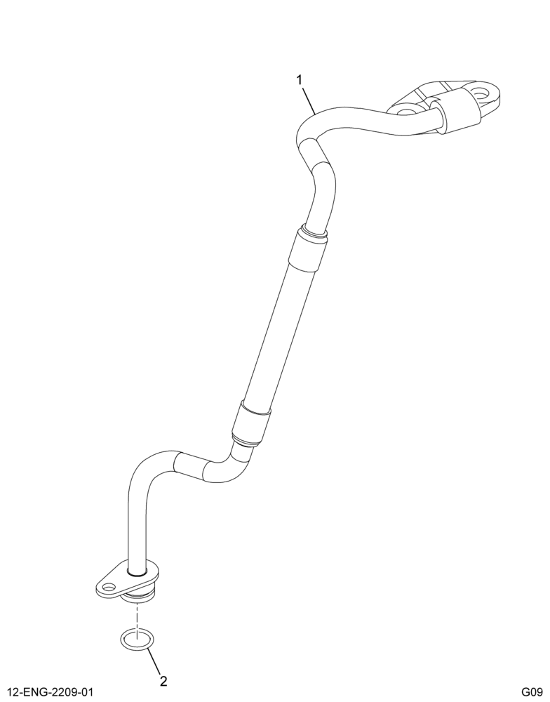 ........TUBE ASM TURBO OIL SUPPLY (Intl. 1845280C91)
