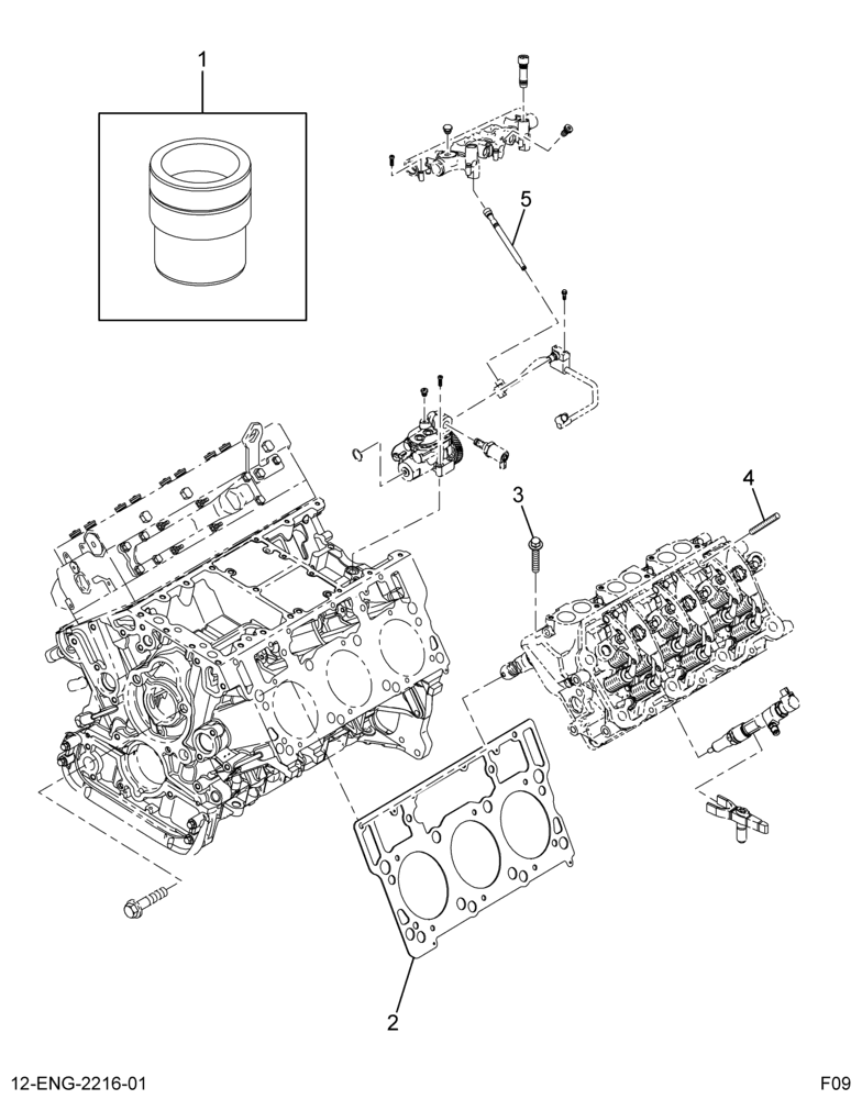 ........KIT HEAD GASKET AND BOLTS (4C3Z-6051-EB)
