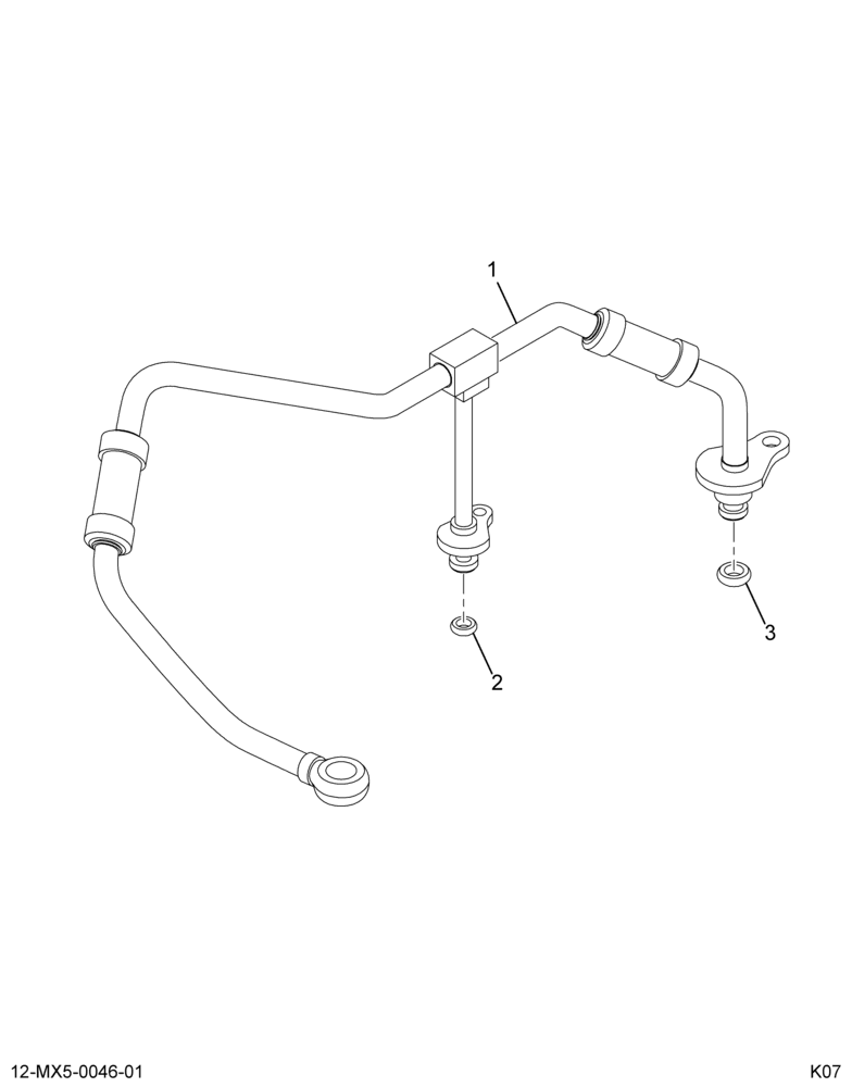 ......TUBE ASM TURBO OIL SUPPLY (7E7Z-9G440-AA)