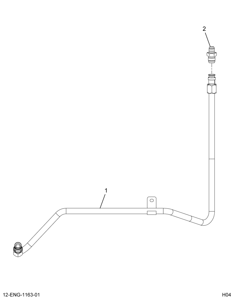 ......TUBE AY POWER STEERING (4C4Z-3C633-AA)
