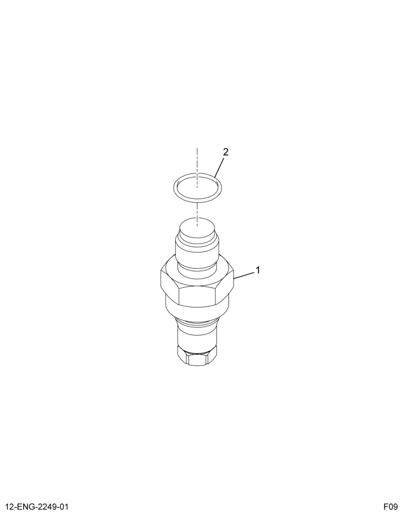 ......FITTING, ASM HP W/CHECK VALVE&O-RINGP (3C3Z-6N853-AA)