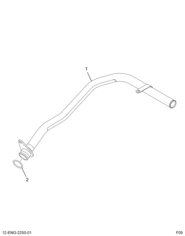 ........TUBE ASM HEATER FEED (3C3Z-8592-AB)