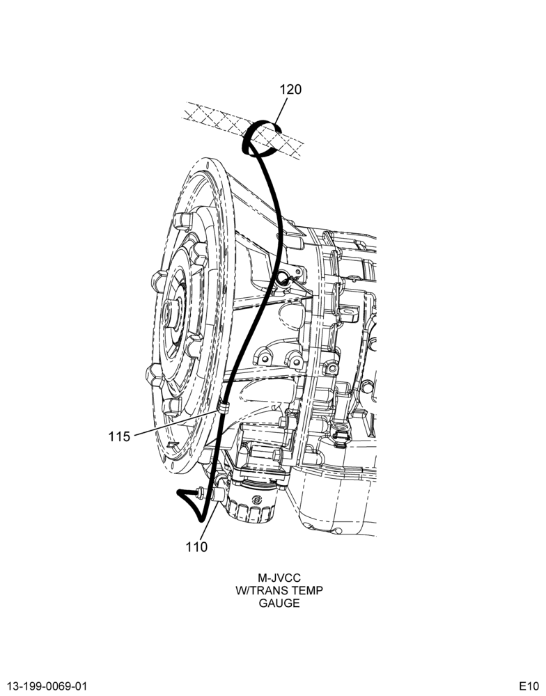 XMSN OIL TEMP GA WIRING; ALLILSON