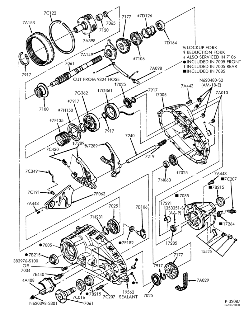 Схема установки F6TZ-15525-A