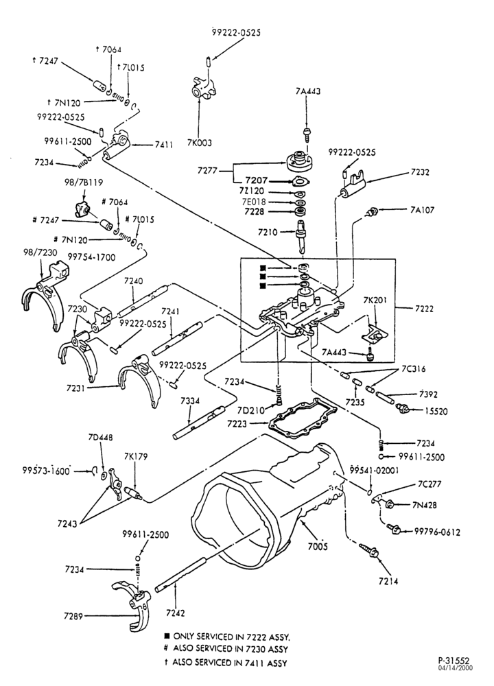 70.5 - GEARSHIFT MECHANISM-Shift Control & Related Parts - Mazda-F150/250-Under 8500# GVW