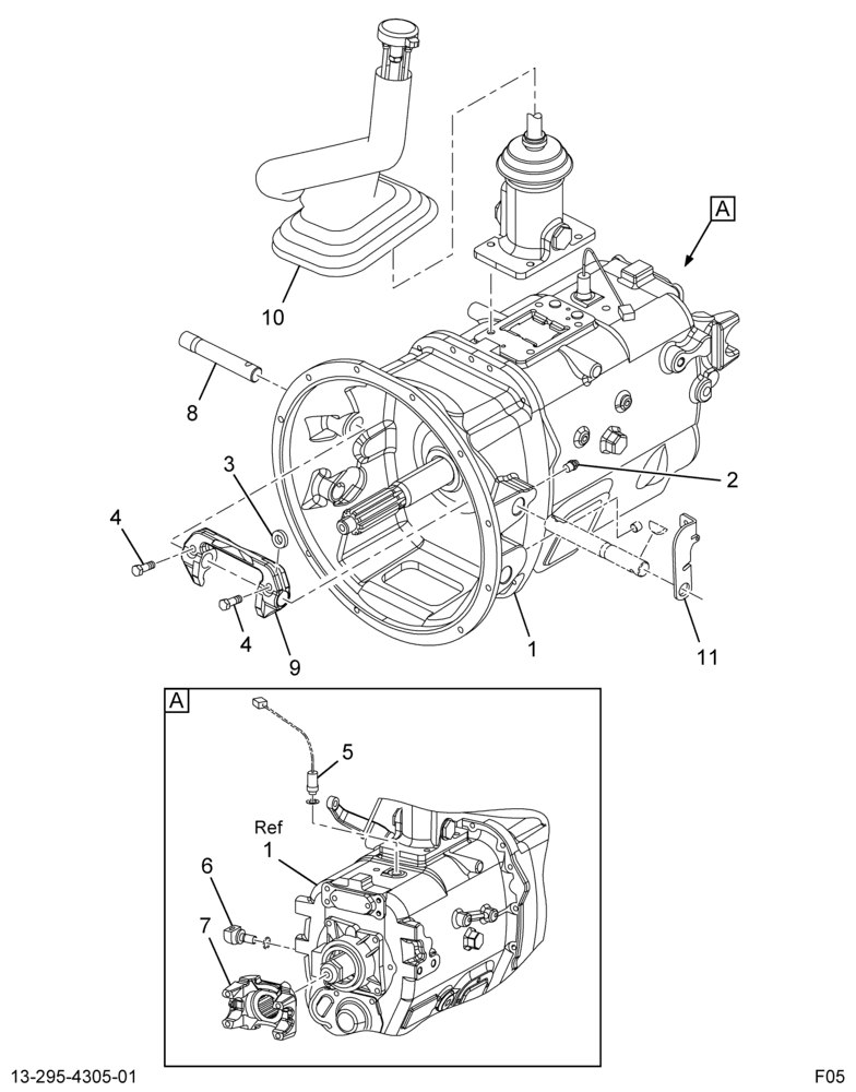 ..TRANSMISSION *13MCH  ES56-7B F (Eng. 4C4O-7003-CA)