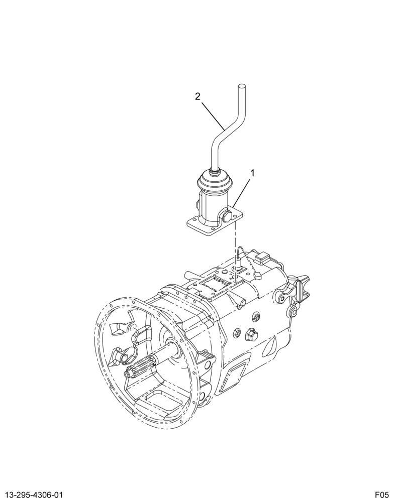 ....HOUSING CONTROL W/LEVER*LEVER (Eng. 4C4O-7C453-KA)