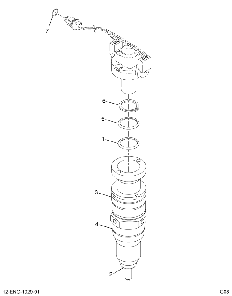 ........INJECTOR ASM FUEL W/SEALS (Intl. 1846692C2)