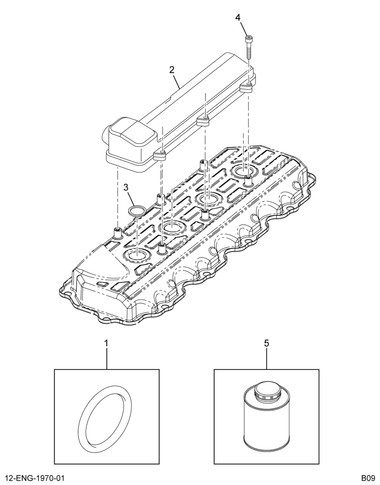......KIT BREATHER HOUSING (4C4Z-6A603-B)