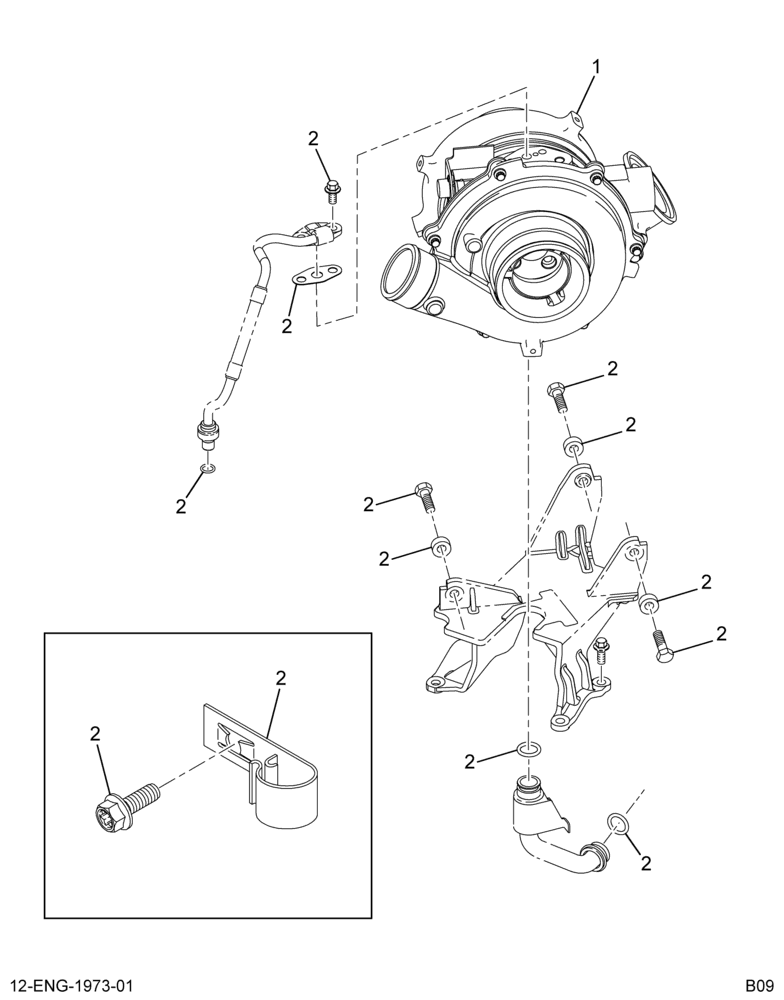 ......KIT TURBO REPLACEMENT & MTG. (4C4Z-6K682-A)