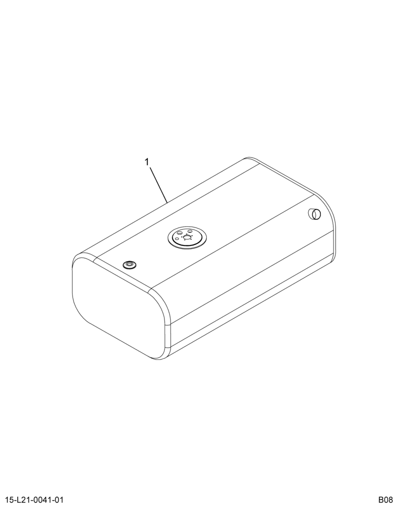 ..FUEL TANK  45 GAL RECT  LSM (Intl. 3574587F94)