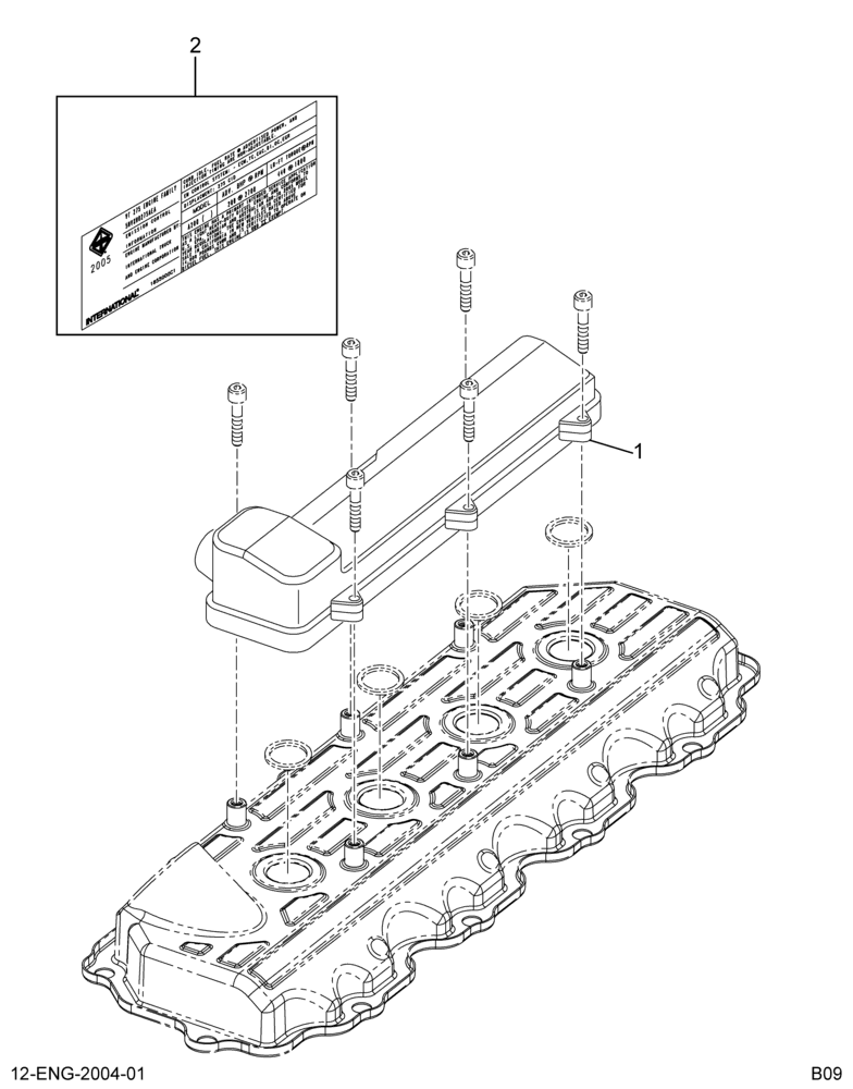 ........BREATHER ASM EMISSN LABEL ^05 (Intl. 1878249C91)