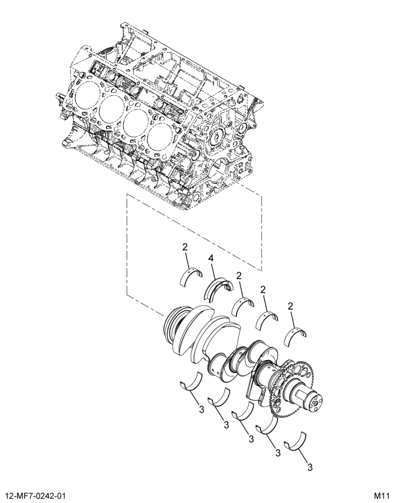 ......KIT,  CRANKSHAFT BRG STD (3C3Z-6D309-AA)