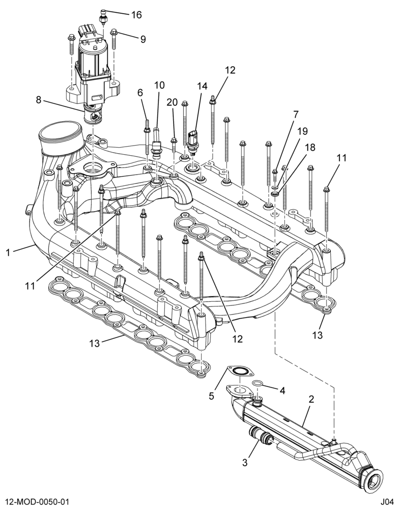 ......MODULE-INTAKE MANIFOLD (Intl. 1150057R9)
