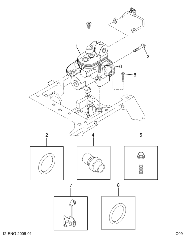 ......KIT STC JOINT W/BRACKET & PUMP (4C3Z-9H307-A)