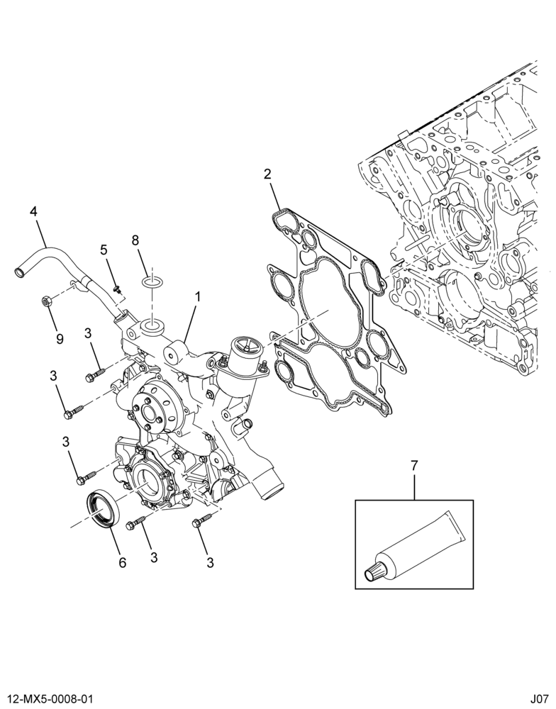 ....WATER PUMP (Intl. 683005A001)