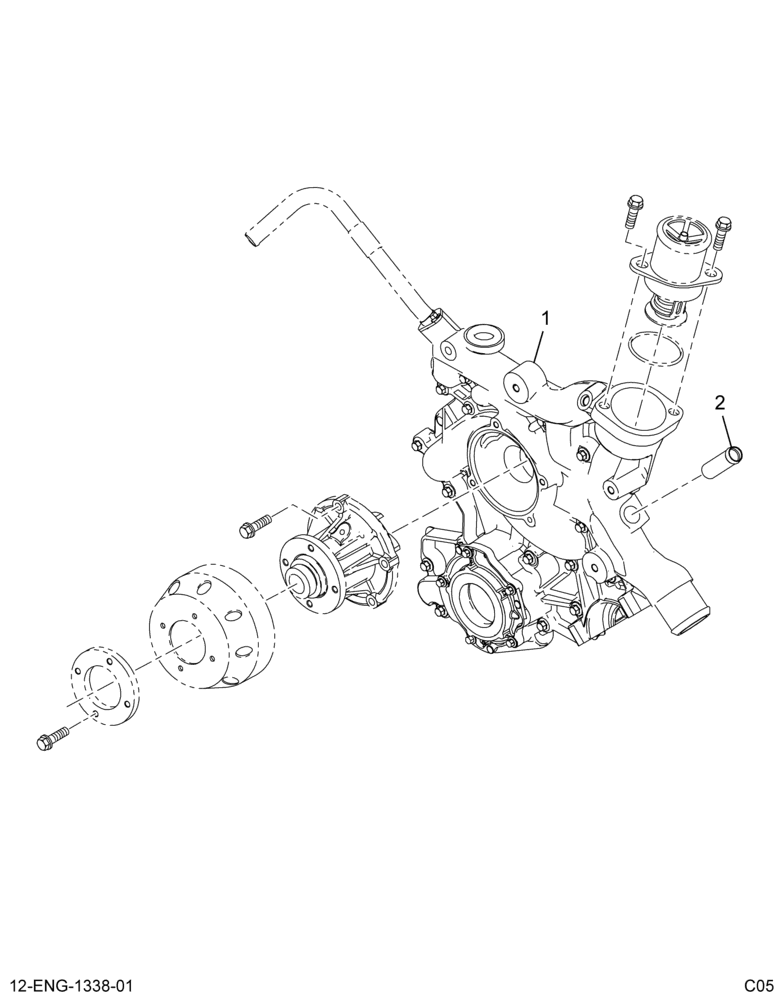 ........COVER ASM FRONT SERVICE (Intl. 1847161C91)
