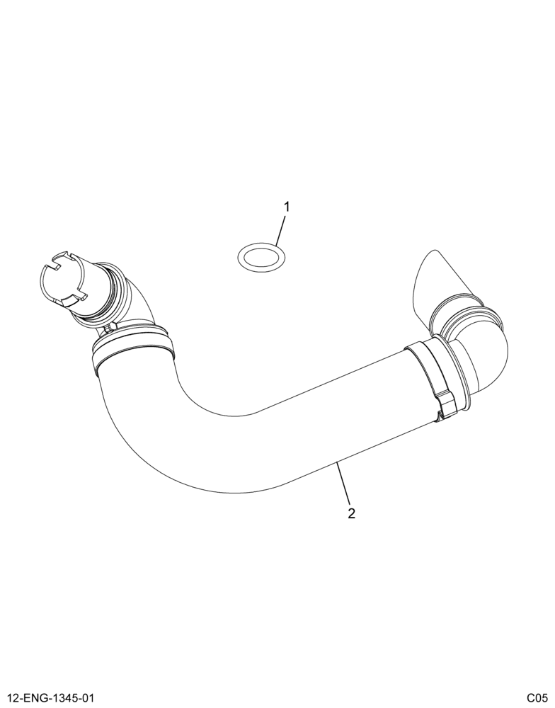 ......KIT BREATHER HOSE (6E7Z-6A603-AA)