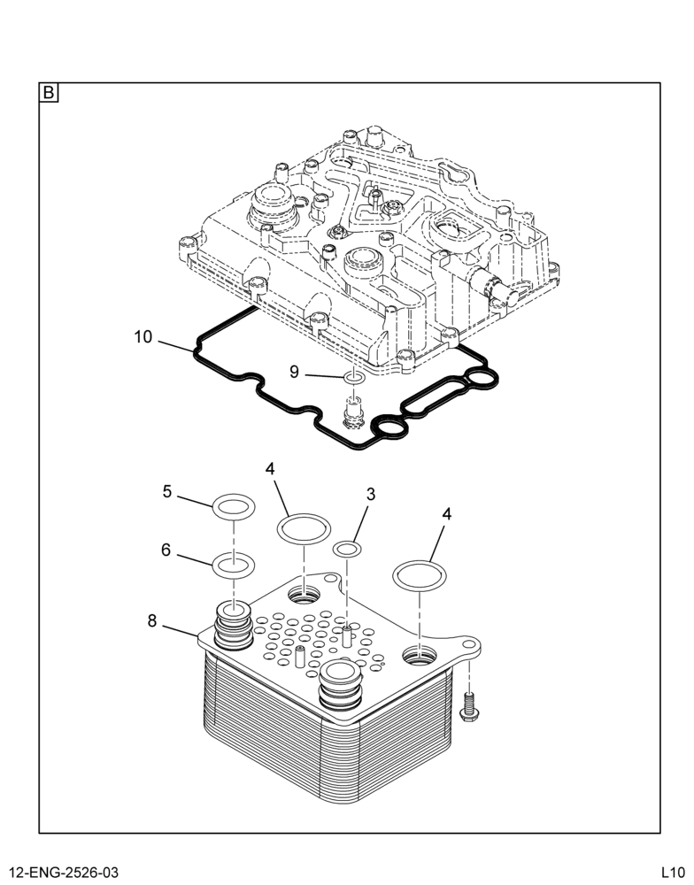 ......KIT OIL COOLER ASSEMBLY (3C3Z-6A642-CA) 4/4