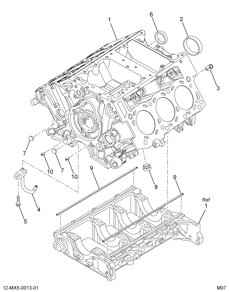 ......CRANKCASE ASM (7E7Z-6010-AA)