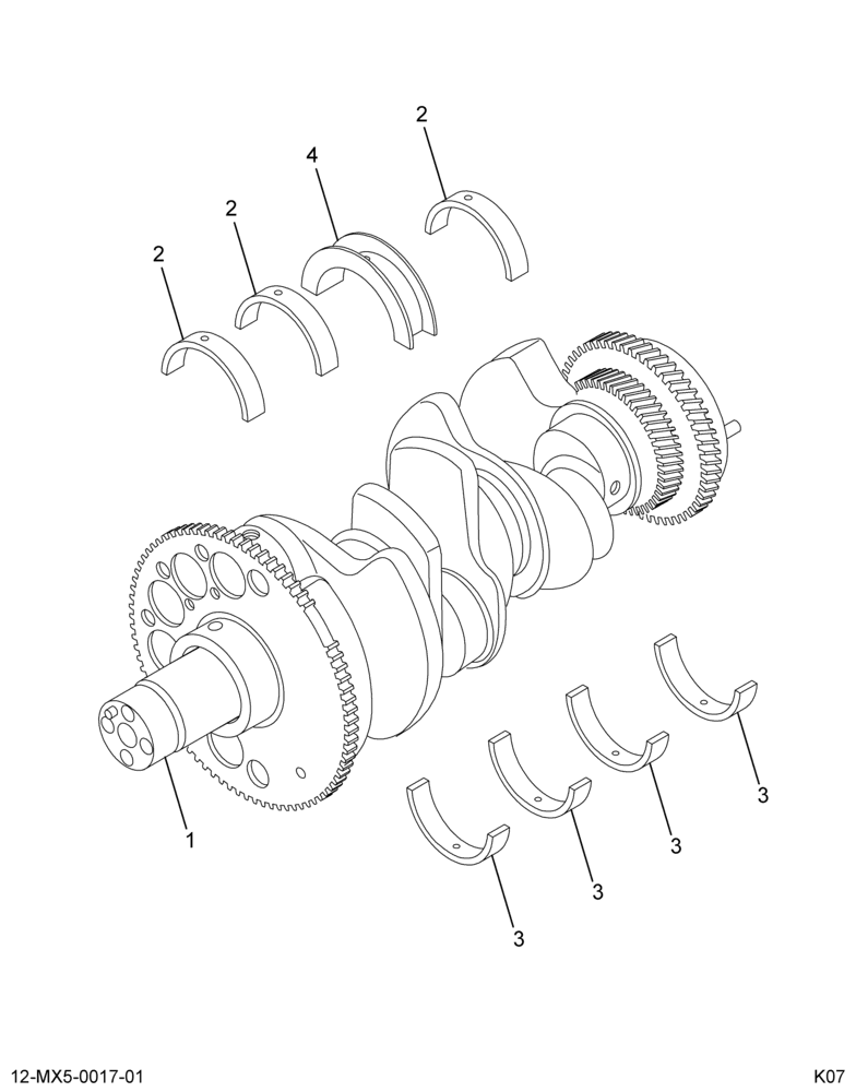 ....CRANKSHAFT (Intl. 683007A001)