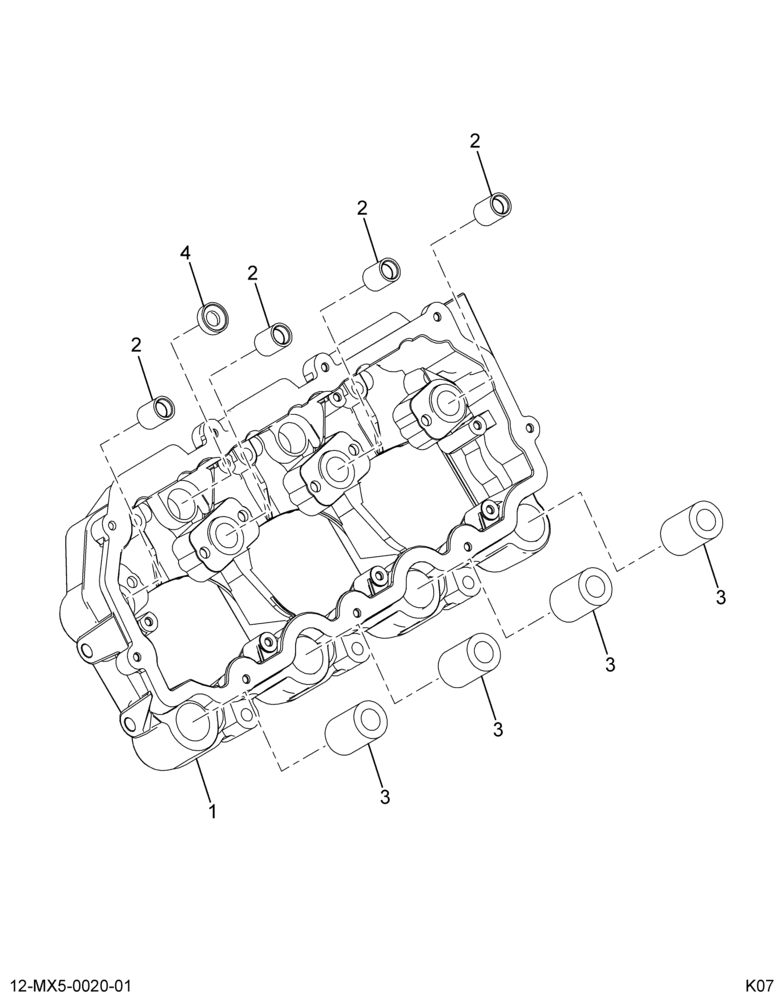 ........CARRIER ASM ROCKER ARM (Intl. 1855996C91)