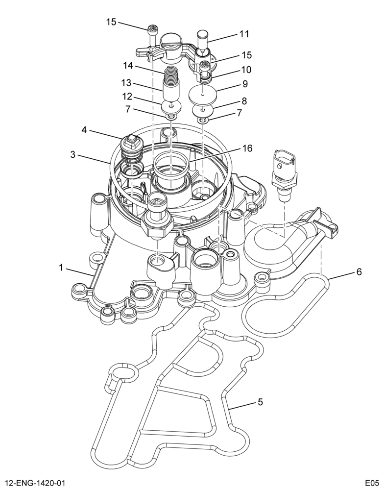 ......KIT OIL FILTER BASE ASM (4C4Z-6L625-CF)