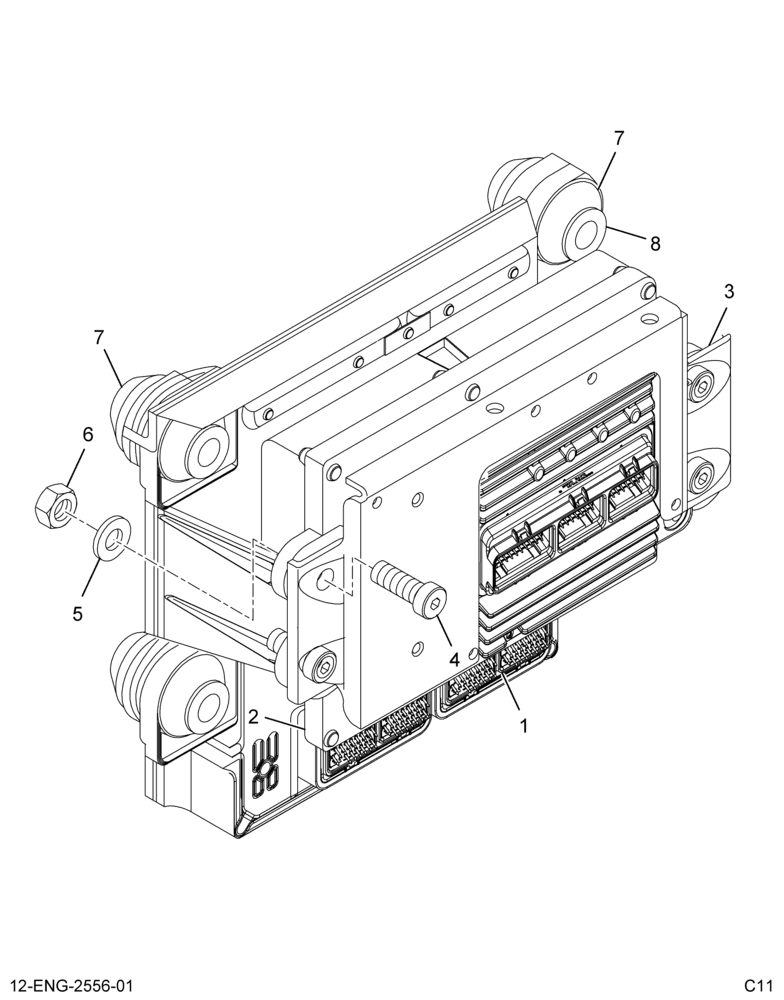 ......MODULE ASM ECM/IDM W/GROMMETS (Intl. 1845496C96)