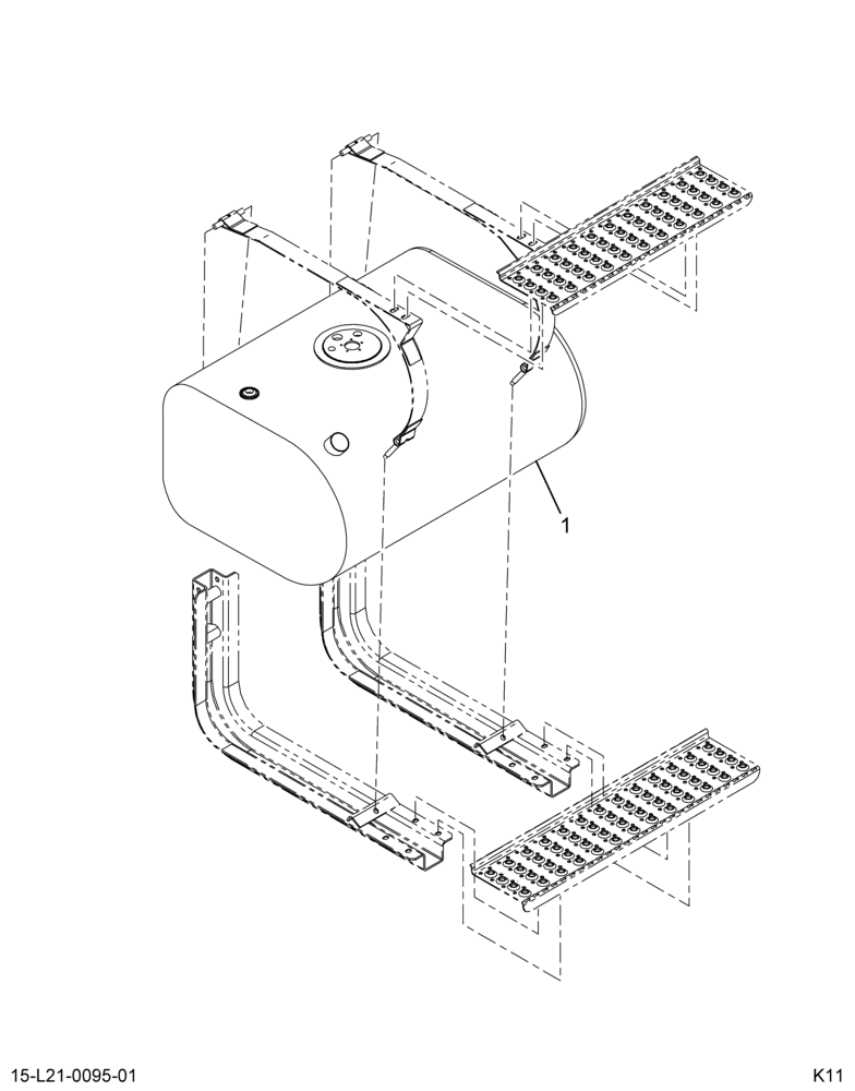..FUEL TANK, LSM, 50 GAL 16 (Intl. 3725463F91)
