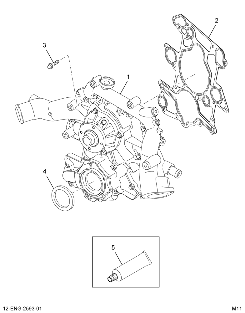 ....COLLECTOR WATER PUMP U (Intl. 881005A019)