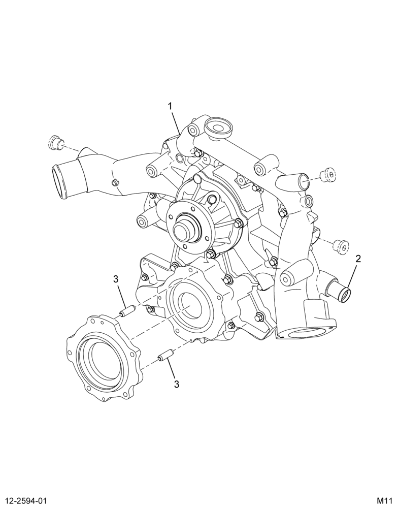 ........COVER SERVICE ASM FRONT (Eng. 4C34-6019-AA)