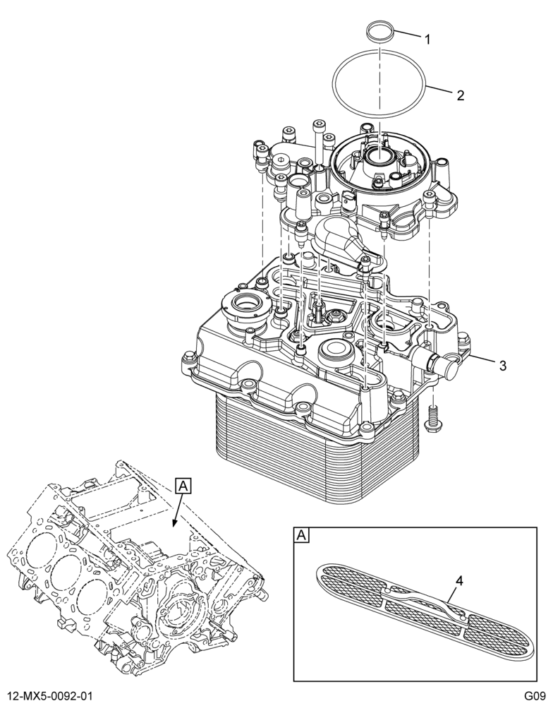 ......KIT OIL COOLER COVER ASSEMBLY (8E7Z-6A810-D)
