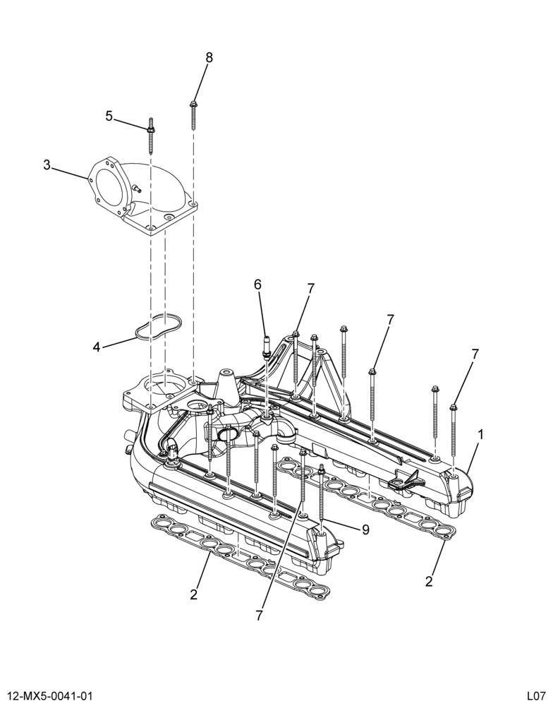 ....INTAKE MANIFOLD (Intl. 683014A001)
