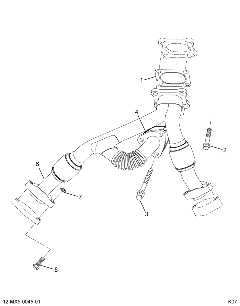 ....TURBOCHARGER PIPING & SUPPORTS (Intl. 683015D001)