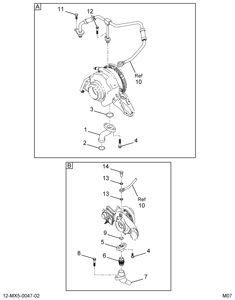 ....TURBOCHARGER OIL LINES (Intl. 683015E001) 2/2