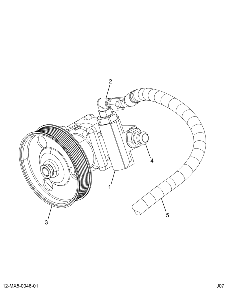 ......PUMP POWER STRG W/HOSE ASM (7E7Z-3A674-AA)