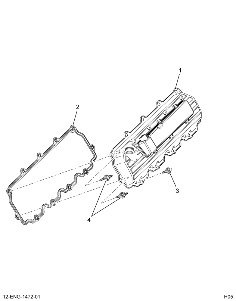 ......COVER ASM VALVE RH W/GASKET (Intl. 1843801C94)