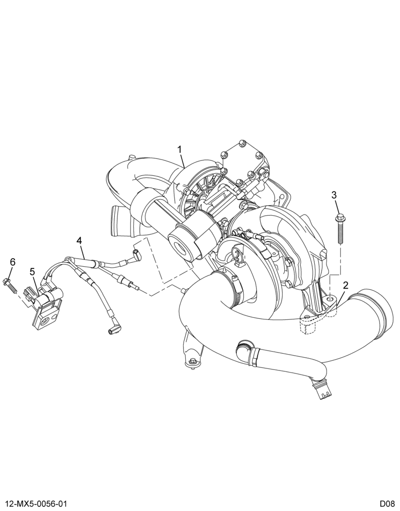 ....TURBOCHARGER ASM (Intl. 683015A001)