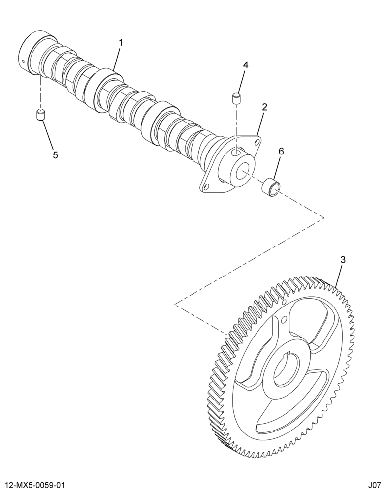 ........CAMSHAFT, ASSEMBLY (Eng. 6E7O-6A274-AA)