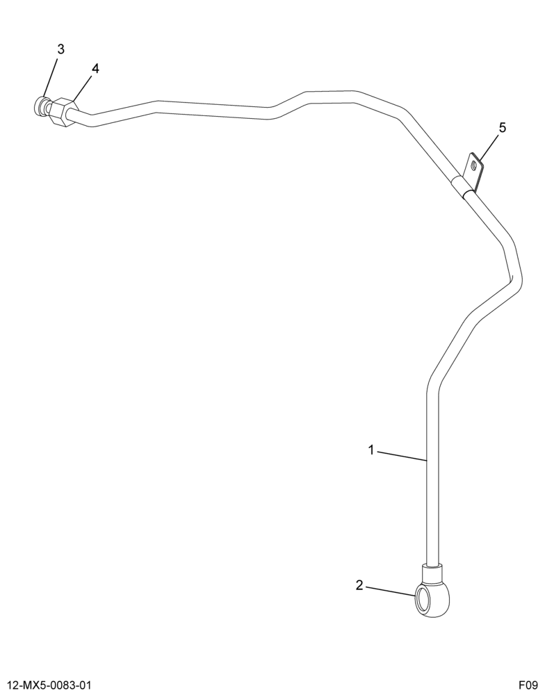 ......TUBE ASM FUEL FLTR TO RH CYLHD (7E7Z-9J338-A)