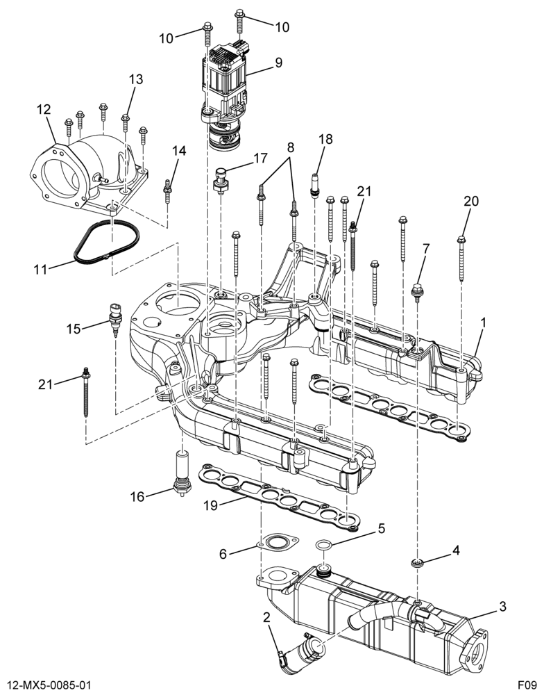 ......INTAKE MANIFOLD MFG ASM (Intl. 1877496C91)