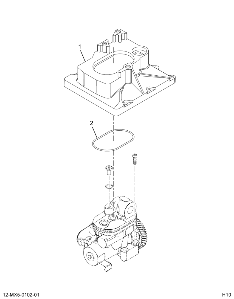 ......KIT HYDRAULIC PUMP COVER ASM (6E7Z-6619-A)