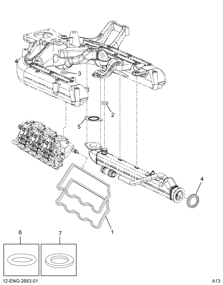 ......KIT UPPER GASKET (Intl. 1872843C99)
