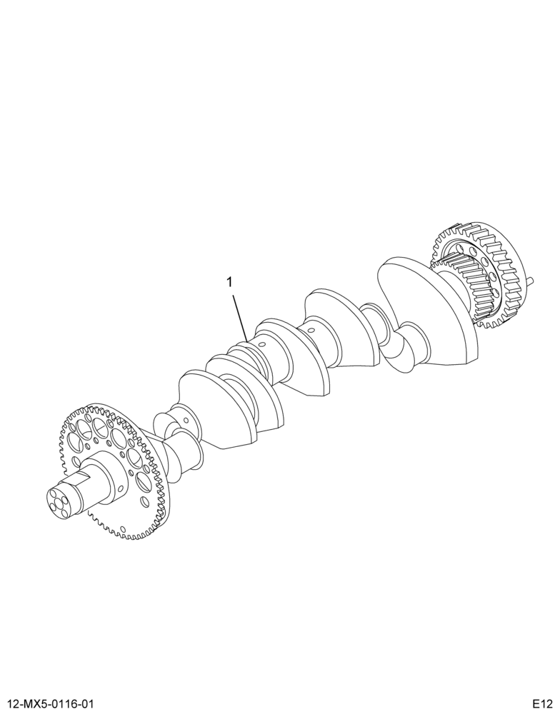 ......KIT CSHAFT ASM NEW EXCH (Intl. 1832400C92)