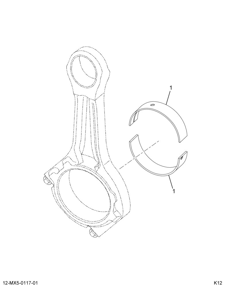 ......BEARING, CONNECTING ROD (Intl. 7082285C1)