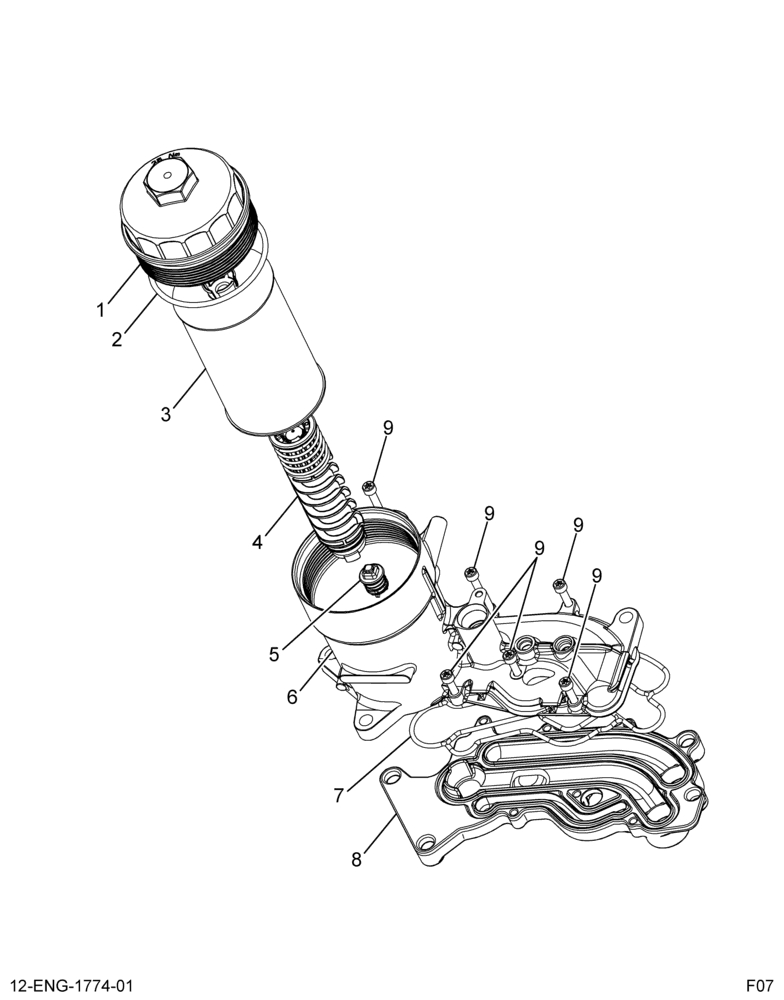 ........FILTER ASM OIL (Intl. 1846193C93)