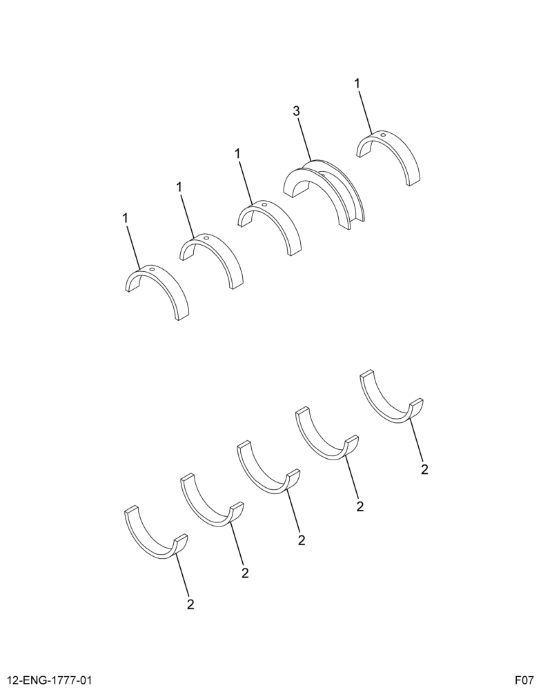 ......KIT MAIN BRG .010 O/S (3C3Z-6D309-BA)