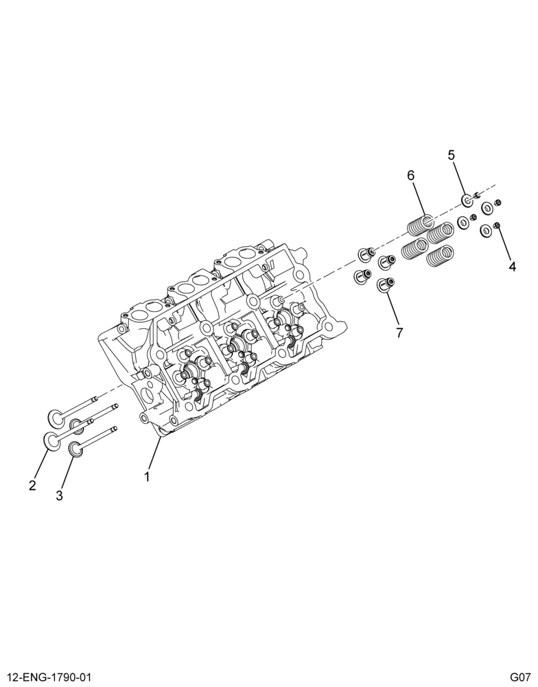 ......HEAD ASM CYL W/VALVES (Intl. 1850345C91)