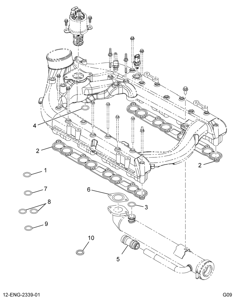 ..........KIT INTAKE MANIFOLD GASKET (8E7Z-9433-A)