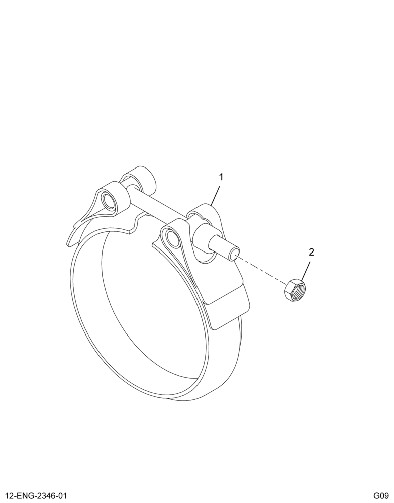 ........CLAMP ASM TURBO V-BAND (6E7Z-9F481-AA)